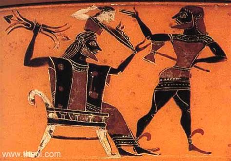 Birth of Athena - Ancient Greek Vase Painting
