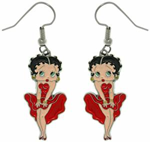 Amazon.com: Jewelry Trends Betty Boop Enameled Pewter and ...
