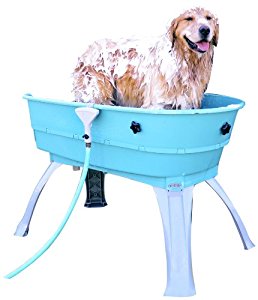 Amazon.com : Booster Bath 3040 Blue Large Dog Wash : Pet ...