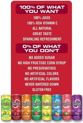 Amazon.com : The Switch Sparkling Juice, Variety Pack, 8 ...