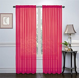 Amazon.com: HLC.ME Hot Pink 2-Pack 108" inch x 84" inch ...
