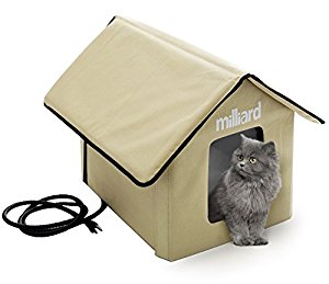 Amazon.com : Milliard Heated Cat House, Outdoor Pet House ...
