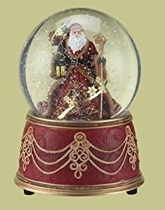 Amazon.com - 5.5" Musical Old World Style Santa Christmas ...