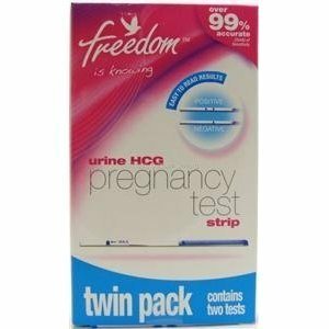 Freedom Urine HCG Home Pregnancy Test Strip Twin Pack