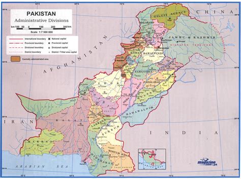 Pakistan Map Political Regional | Maps of Asia Regional ...