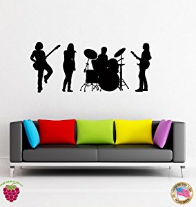 Amazon.com: Wall Stickers Vinyl Decal Music Band Cool ...