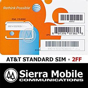 Amazon.com: AT&T Wireless 3G / 4G / LTE Sim Card ...