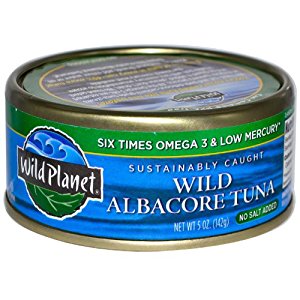 Amazon.com : Wild Albacore Tuna, No Salt Added, 5 oz (142 ...