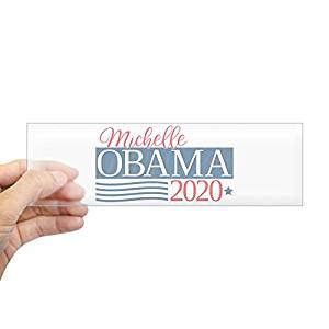 Amazon.com: CafePress - Michelle Obama 2020 - 10"x3 ...