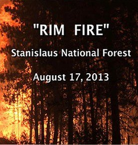 Amazon.com : Rim Fire - Stanislaus National Forest 2013 ...