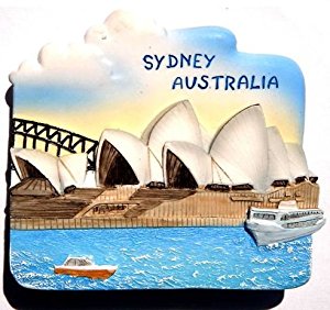 Amazon.com: Sydney Opera House Australia OZ Resin Thai ...