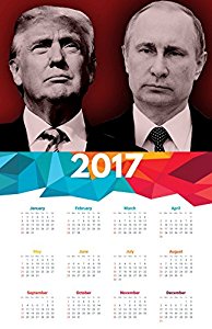 Amazon.com : Donald Trump and Vladimir Putin 2017 Wall ...