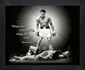 Amazon.com : Muhammad Ali 8x10 Black Wood Framed Pro ...